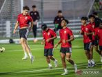 Timnas Indonesia berlatih jelang hadapi Timnas Honduras di Piala Dunia U-17 Qatar